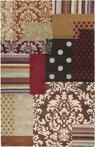 Surya Aurora AUR-1007 Chocolate Area Rug 5' x 8'