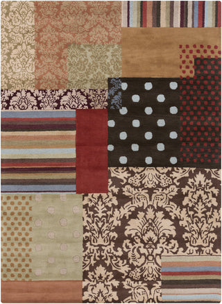 Surya Aurora AUR-1007 Chocolate Area Rug 8' x 11'