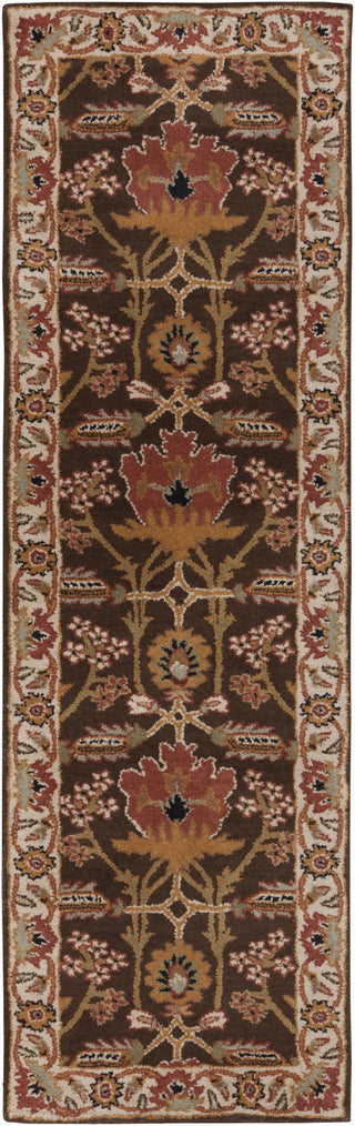 Surya Aurora AUR-1031 Chocolate Area Rug 2'6'' x 8' Runner