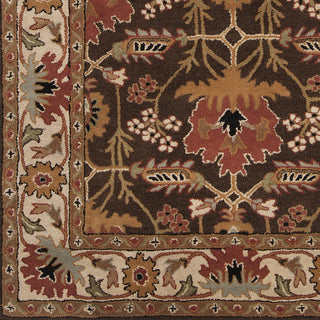 Surya Aurora AUR-1031 Chocolate Hand Tufted Area Rug Sample Swatch