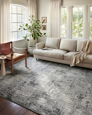 Loloi II Austen AUS-01 Pebble/Charcoal Area Rug Lifestyle Image Feature