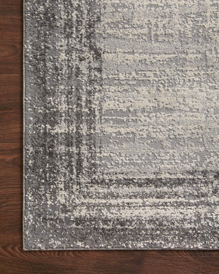 Loloi II Austen AUS-02 Pebble/Charcoal Area Rug Corner Image