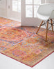 Unique Loom Austin T-B207C Peach Area Rug Rectangle Lifestyle Image