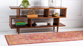 Unique Loom Austin T-B207C Peach Area Rug Runner Lifestyle Image