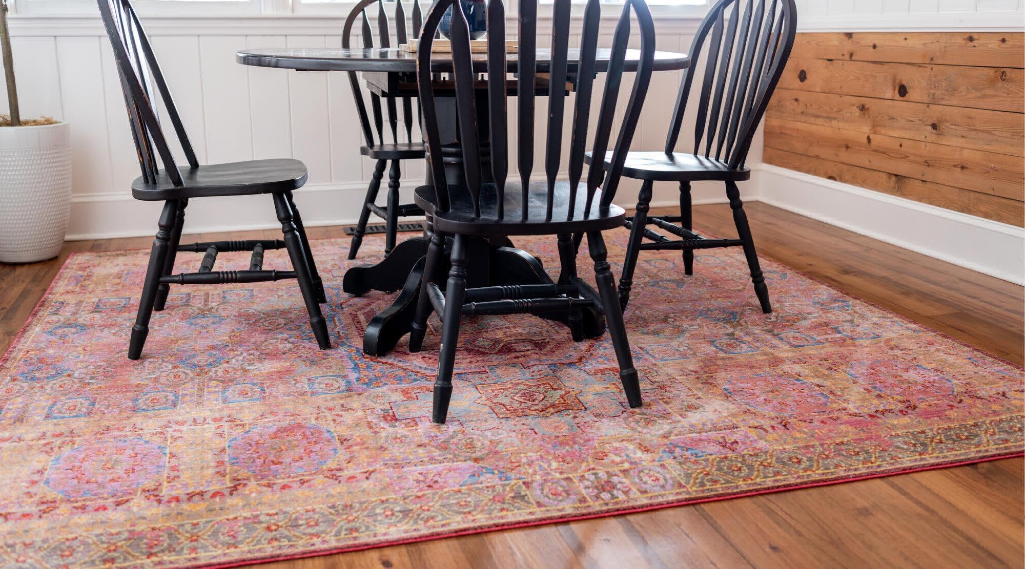 Unique Loom Austin T-B207C Peach Area Rug – Incredible Rugs and Decor