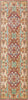 Unique Loom Austin T-B210A Peach Area Rug Runner Top-down Image