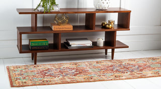 Unique Loom Austin T-B210A Peach Area Rug Runner Lifestyle Image