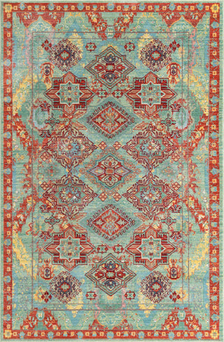 Unique Loom Austin T-B214B Green Area Rug main image