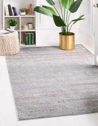 Unique Loom Austin T-E320C Gray Area Rug Rectangle Lifestyle Image Feature