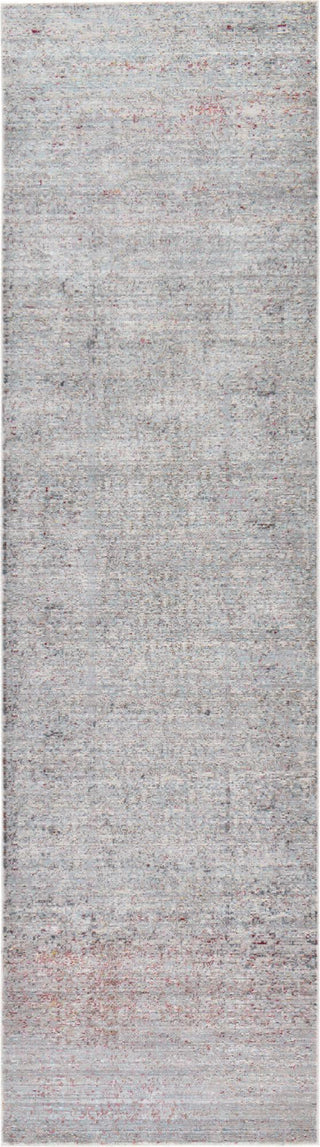 Unique Loom Austin T-E320C Gray Area Rug Runner Top-down Image