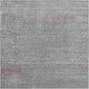 Unique Loom Austin T-E320C Gray Area Rug Square Top-down Image