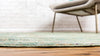 Unique Loom Austin T-E320C Green Area Rug Round Lifestyle Image