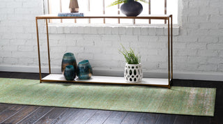 Unique Loom Austin T-E320C Green Area Rug Runner Lifestyle Image