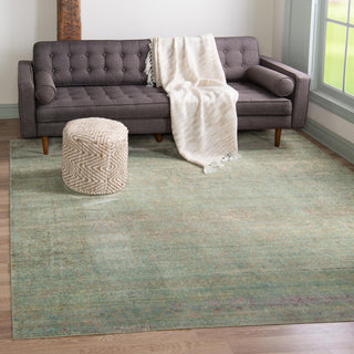 Unique Loom Austin T-E320C Green Area Rug Square Lifestyle Image