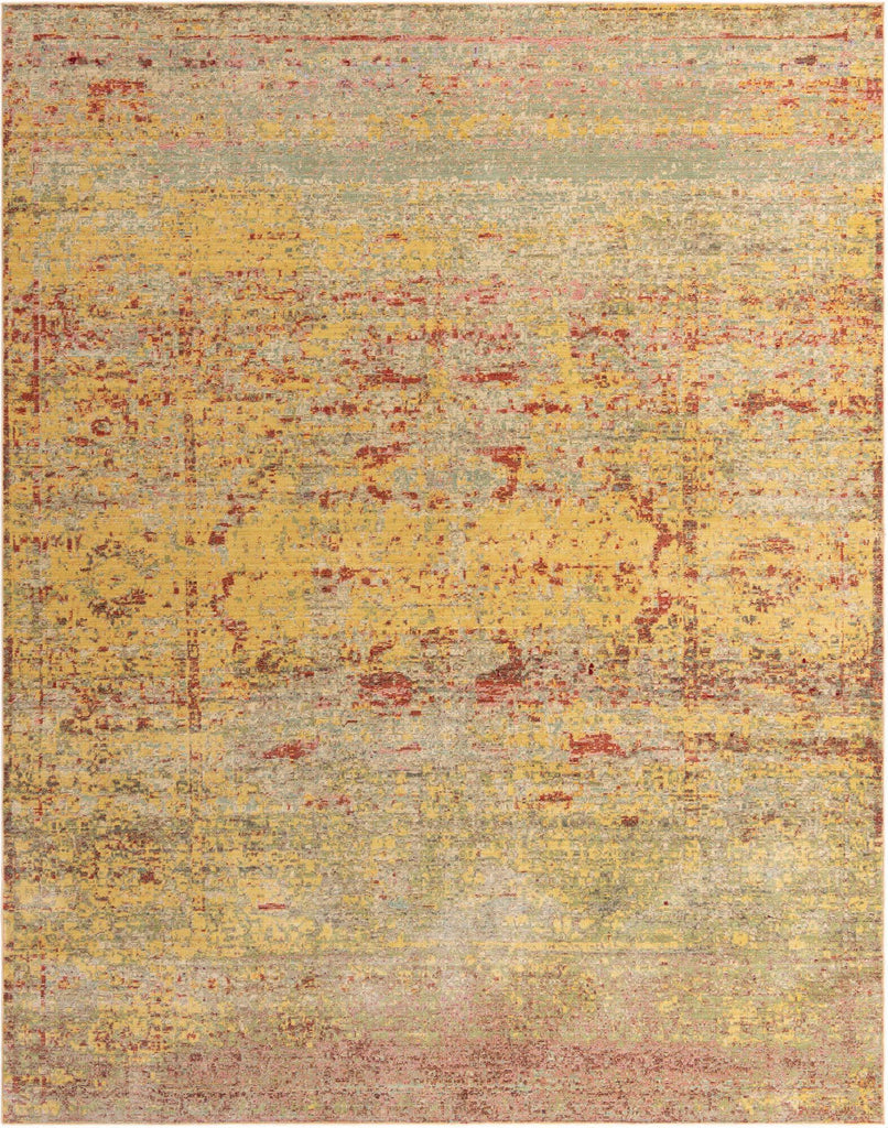 Unique Loom Austin T-E320C Yellow Area Rug main image