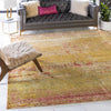 Unique Loom Austin T-E320C Yellow Area Rug Square Lifestyle Image