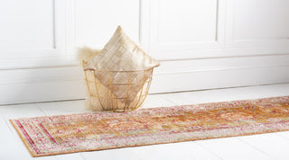 Unique Loom Austin T-G010A Gold Area Rug Runner Lifestyle Image