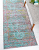 Unique Loom Austin T-G586A Blue Area Rug Runner Lifestyle Image
