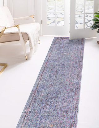 Unique Loom Austin T-G589A Violet Area Rug Runner Lifestyle Image