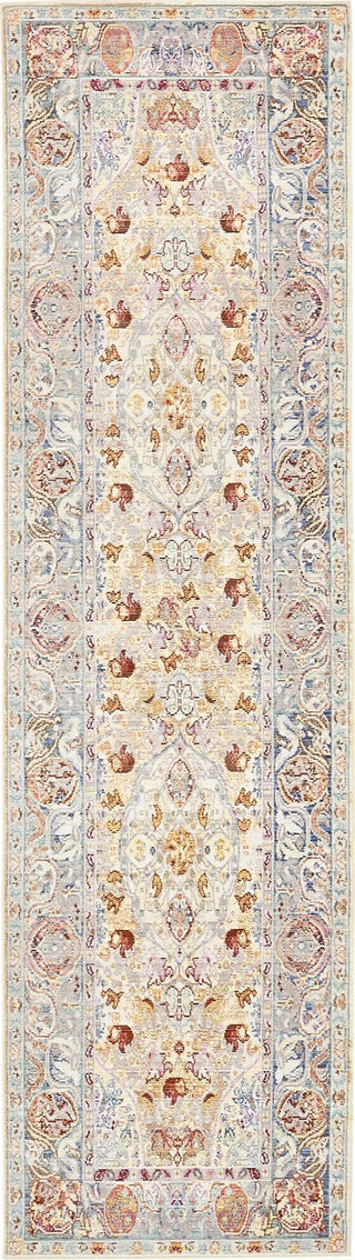 Unique Loom Austin T-H206B Beige Area Rug Runner Top-down Image