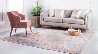 Unique Loom Austin T-H206B Beige Area Rug Square Lifestyle Image