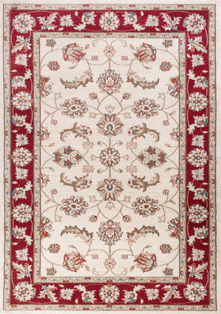 KAS Avalon 5613 Ivory/Red Mahal Area Rug main image