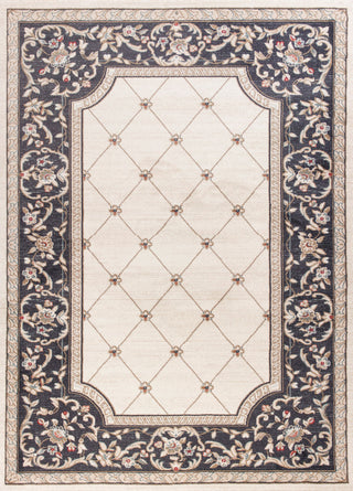 KAS Avalon 5614 Ivory/Grey Courtyard Area Rug main image