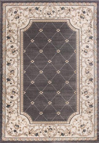 KAS Avalon 5615 Grey/Ivory Courtyard Area Rug main image