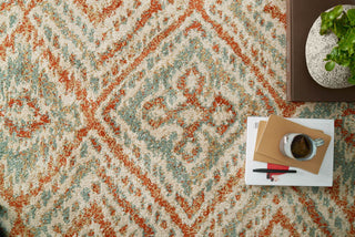 Loloi Avanti AV-01 Spice / Mist Area Rug Close Up