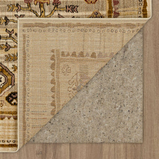 Karastan Bedouin Avazan Gold Area Rug Back Image