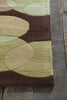 Chandra Avalisa AVL-6108 Green/Brown/Blue Area Rug Corner Shot
