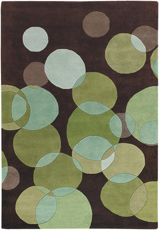 Chandra Avalisa AVL-6108 Green/Brown/Blue Area Rug main image