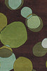 Chandra Avalisa AVL-6109 Green/Brown/Blue Area Rug Close Up