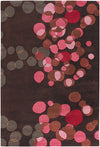 Chandra Avalisa AVL-6113 Brown/Red/Pink/Taupe Area Rug main image