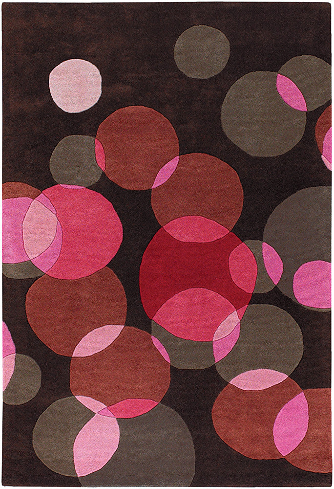 Chandra Avalisa AVL-6115 Brown/Red/Pink/Taupe Area Rug main image