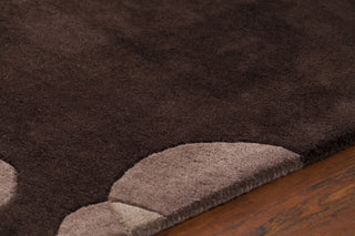 Chandra Avalisa AVL-6116 Brown/Blue/Taupe Area Rug Detail