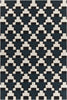 Chandra Avon AVO-34400 Blue/Black/White Area Rug main image