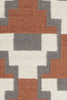 Chandra Avon AVO-34401 Rust/Grey/White Area Rug Close Up