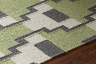 Chandra Avon AVO-34402 Green/Grey/White Area Rug Detail