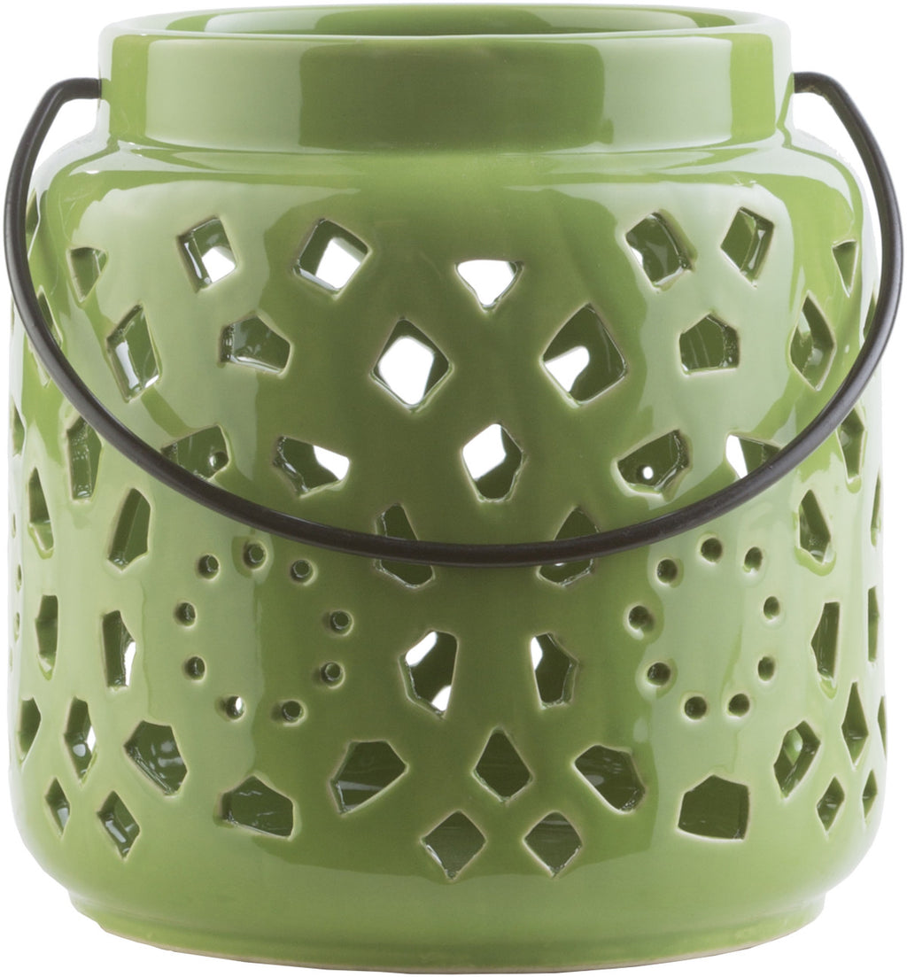 Surya Avery AVR-926 Lime Lantern Small 6.3 X 6.3 X 6.5 inches