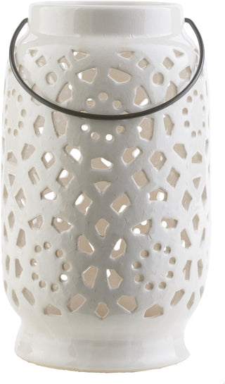 Surya Avery AVR-929 Ivory Lantern Large 6.5 X 6.5 X 11 inches