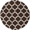 Artistic Weavers Pollack Stella Chocolate Brown/Ivory Area Rug Round