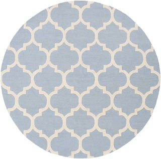 Artistic Weavers Pollack Stella Light Blue/Ivory Area Rug Round