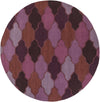 Artistic Weavers Pollack Morgan Purple Multi Area Rug Round
