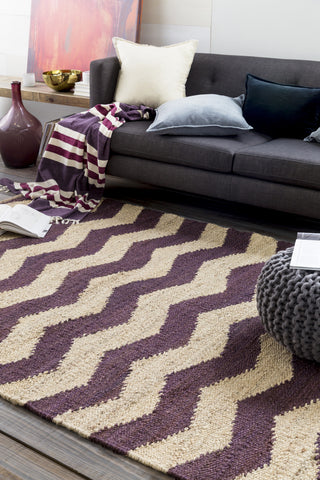 Artistic Weavers Portico Sadie Purple/Beige Area Rug Style Shot