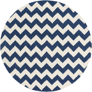 Artistic Weavers Transit Penelope Navy Blue/Ivory Area Rug Round