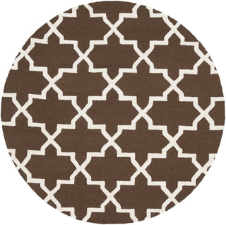 Artistic Weavers Pollack Keely Brown/Ivory Area Rug Round