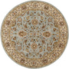 Artistic Weavers Middleton Charlotte Light Blue/Chocolate Brown Area Rug Round