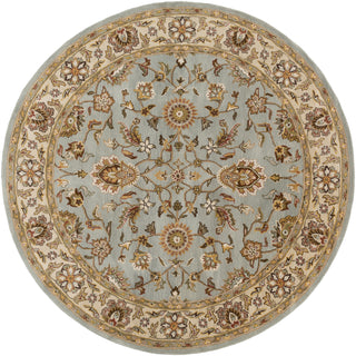 Artistic Weavers Middleton Charlotte Light Blue/Chocolate Brown Area Rug Round