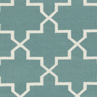 Artistic Weavers York Reagan Teal/Ivory Area Rug Swatch